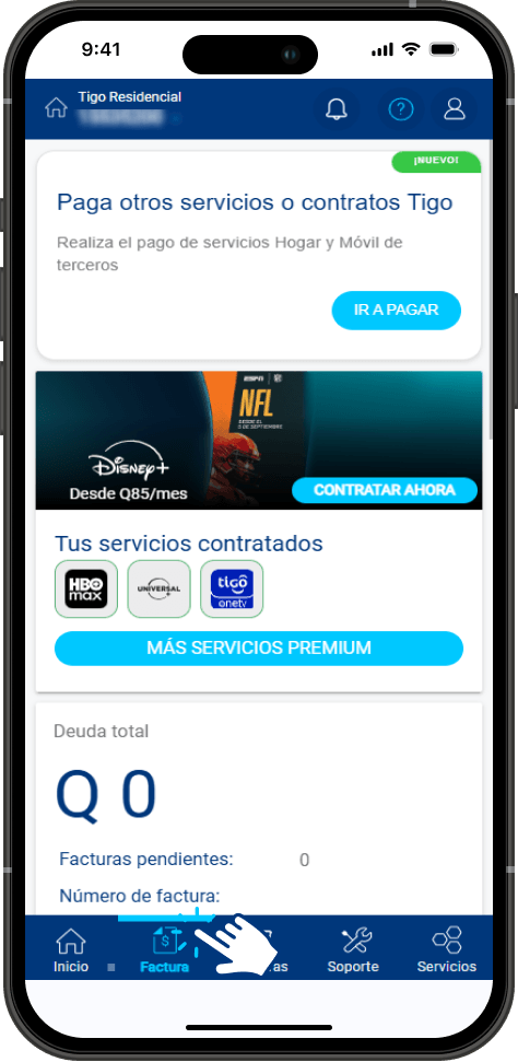 Paso 4 - Creacion de usuario Paramount+ residencial