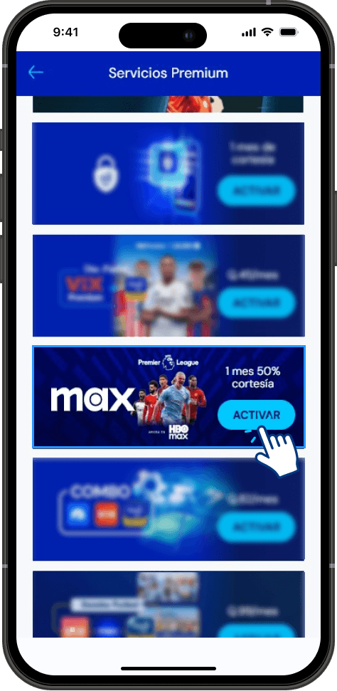 Paso 6 - Activacion HBO Max