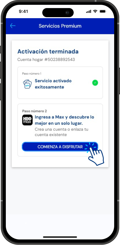 Paso 9 - Activacion HBO Max