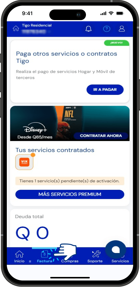 Paso 4 - Creacion de usuario HBO Max residencial