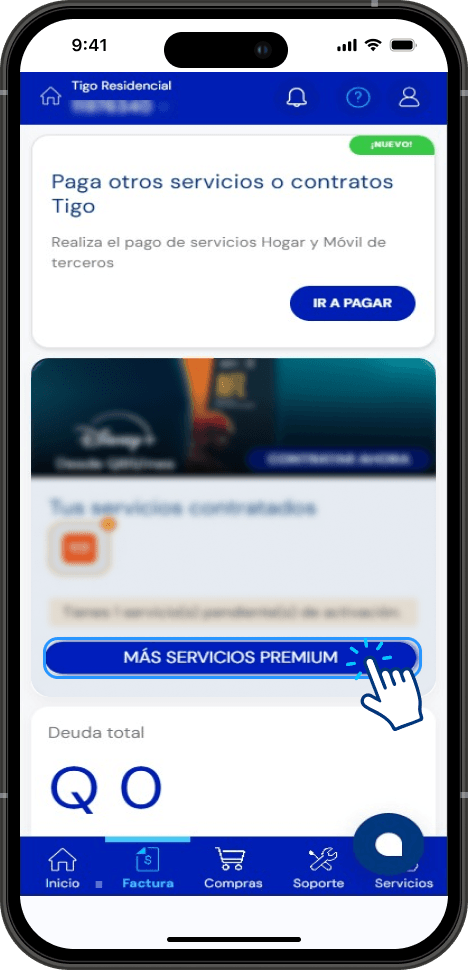 Paso 5 - Creacion de usuario HBO Max residencial