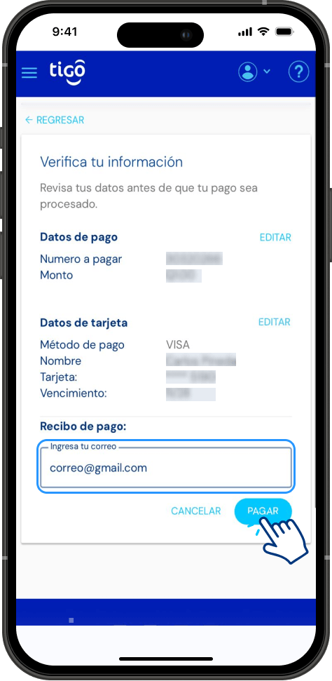 Paso 6 - Como pagar pre2post