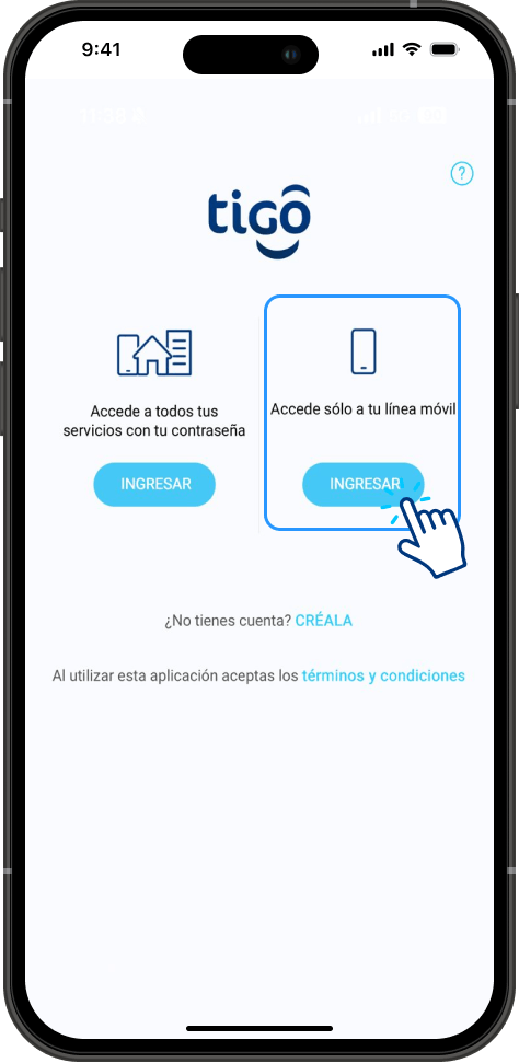Consumos en Tigo en Línea 1