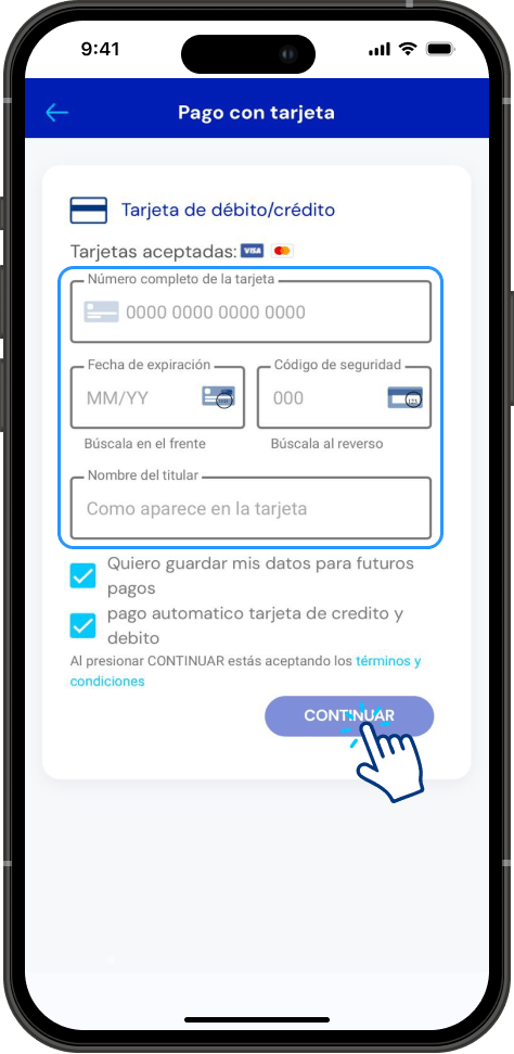 Paso 4 - Pago en Tigo en Línea App