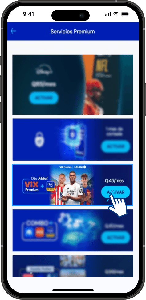 Paso 6 - Activacion ViX+ Postpago