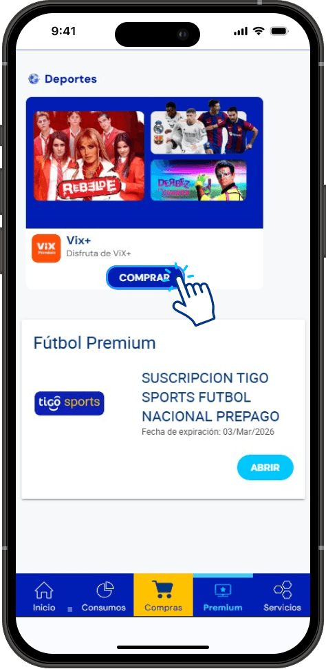 Paso 5 - Activacion ViX+ Prepago