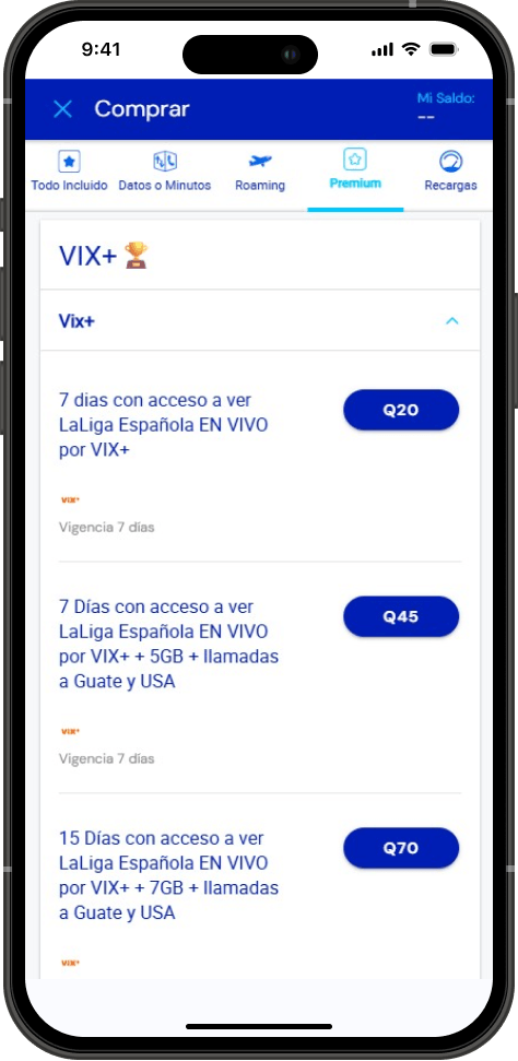 Paso 6 - Activacion ViX+ Prepago