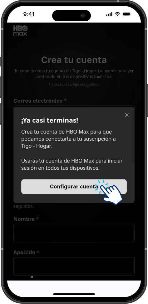 Paso 7 - Completar Activación HBO Residencial