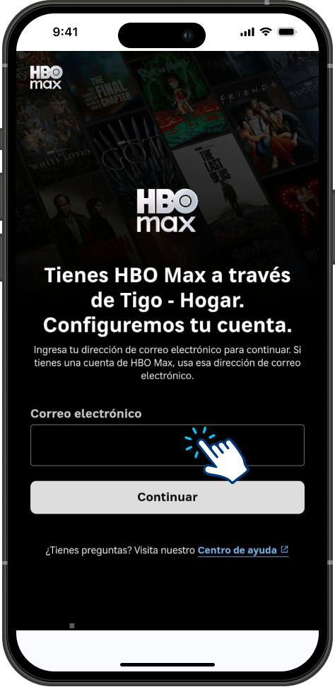 Paso 6 - Completar Activación HBO Móvil