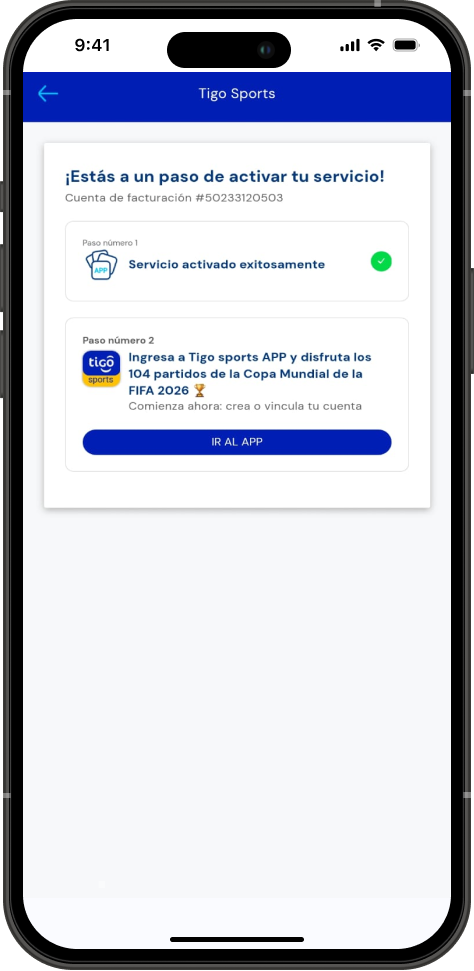 Paso 5 - Postpago Tigo en Línea