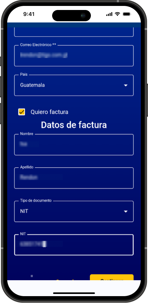 Paso 5 - Prepago App Tigo Sports