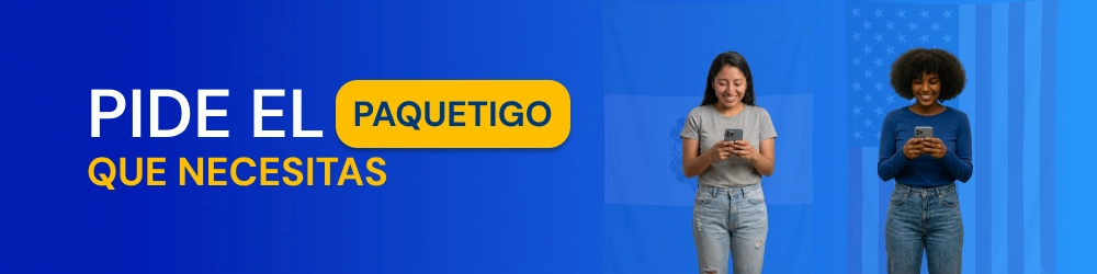 Pide un Paquetigo a familiares o amigos desde Mi Tigo App