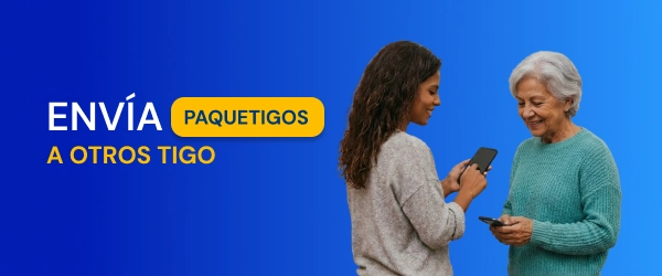 Envía recargas o paquetes a otro número Tigo Prepago